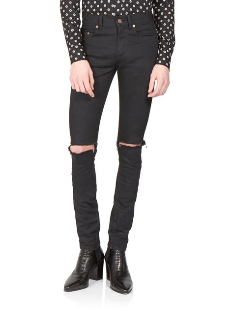 ysl jeans sale|saint laurent distressed jeans.